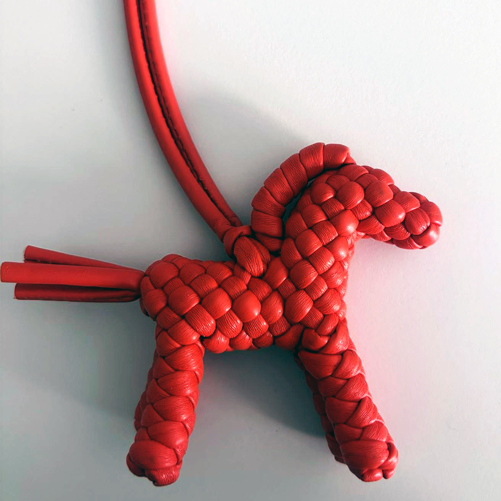 Horse Bag Charm, 2026 Horse Woven Bag Charm